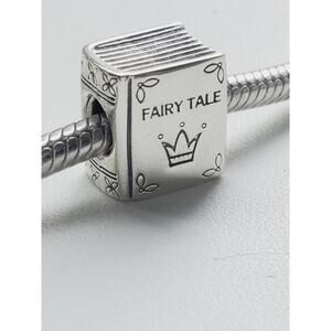 Pandora Once Upon a Time Fantasy Story Fairytale Book Bead Charm Sterling Silver